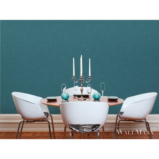 AS Creation Geo Effect 38596-9 kék Textil mintás Klasszikus vlies tapéta