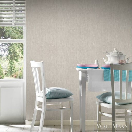 AS CREATION Hygge 38598-4 taupe csíkos vidéki tapéta