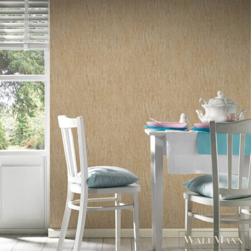 AS CREATION Hygge 38598-5 bronz csíkos vidéki tapéta