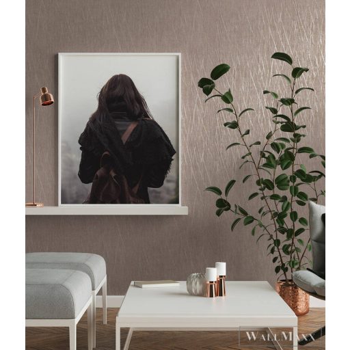 AS CREATION Hygge 38598-8 bézs csíkos vidéki tapéta