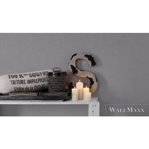 AS Creation Hygge 38599-1 törtfehér Textil mintás Vidéki vlies tapéta