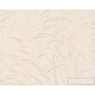   AS CREATION Hygge 38600-3 bézs levél mintás vidéki tapéta