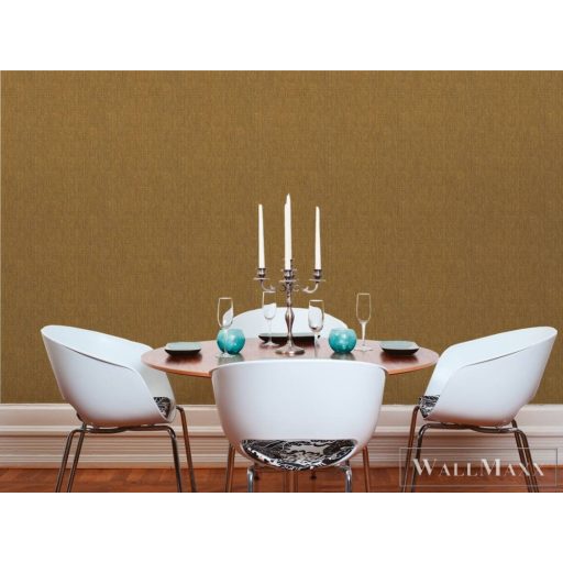 AS CREATION Prior 38605-4 narancs-sárga textil mintás modern XXL tapéta