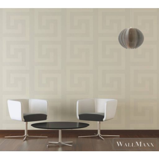 AS CREATION Versace 5 38609-4 bézs görög mintás elegáns tapéta