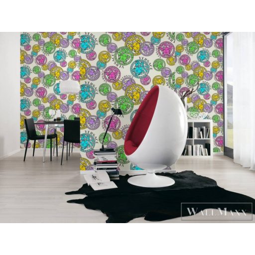 AS CREATION Versace 5 38610-1 színes antik mintás elegáns tapéta