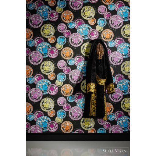 AS CREATION Versace 5 38610-4 színes antik mintás elegáns tapéta