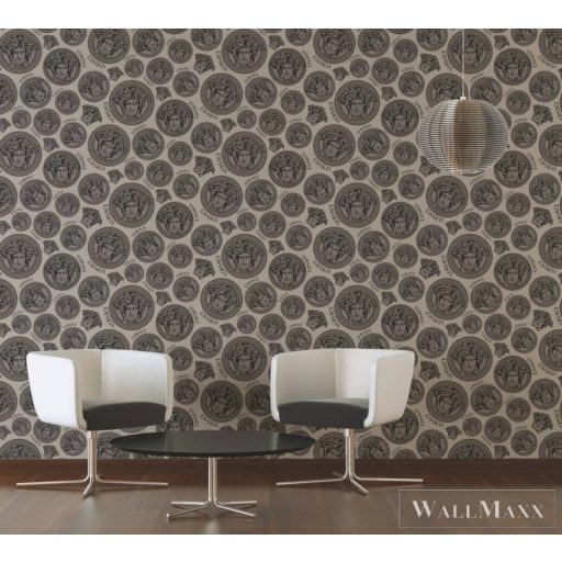 AS CREATION Versace 5 38611-2 bézs antik mintás elegáns tapéta