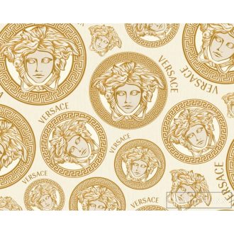   AS CREATION Versace 5 38611-5 krémszínű antik mintás elegáns tapéta