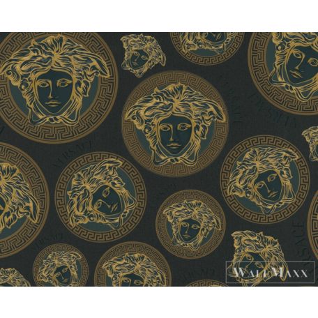 AS CREATION Versace 5 38611-7 sötét antik mintás elegáns tapéta