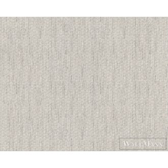   AS CREATION Hygge 38612-2 törtfehér Textil mintás Vidéki vlies tapéta