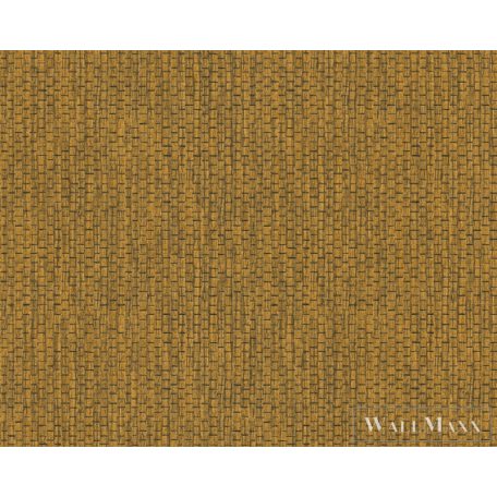 AS CREATION Hygge 38612-5 barna, sárga Textil mintás Vidéki vlies tapéta