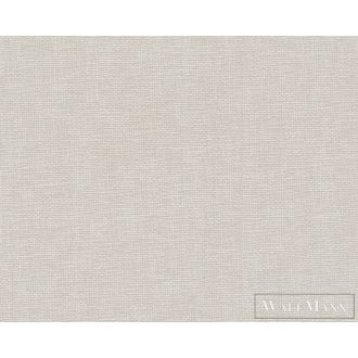  AS CREATION Hygge 38613-2 törtfehér Textil mintás Vidéki vlies tapéta