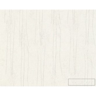   AS CREATION Hygge 38614-3 szürke levél mintás vidéki tapéta