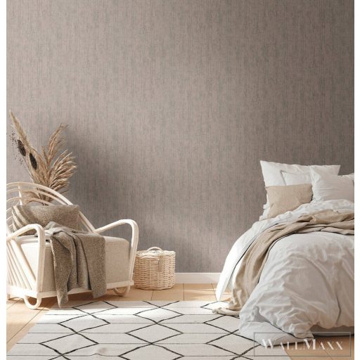 AS CREATION Hygge 38614-5 bézs levél mintás vidéki tapéta