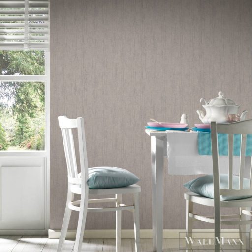 AS CREATION Hygge 38614-5 bézs levél mintás vidéki tapéta