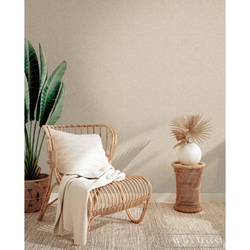 AS CREATION Hygge 38630-3 bézs grafikai mintás vidéki tapéta