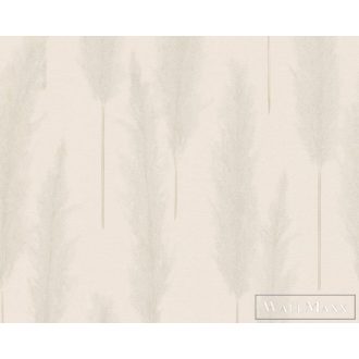   AS CREATION Hygge 38631-1 bézs levél mintás vidéki tapéta