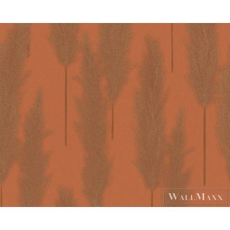   AS CREATION Hygge 38631-5 bronz levél mintás vidéki tapéta