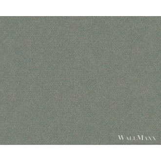   AS CREATION Natural Living 38662-2 zöld textil mintás egyszínű tapéta