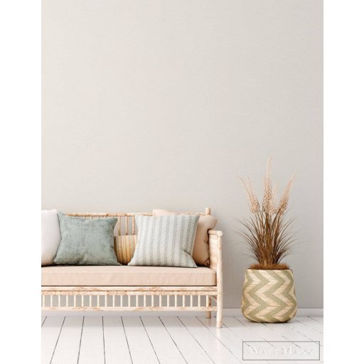 AS CREATION Natural Living 38666-4 fehér struktúrált egyszínű tapéta
