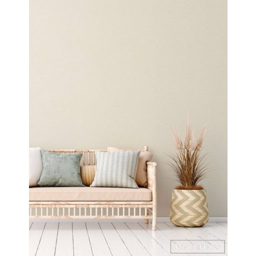 AS CREATION Natural Living 38666-6 krémszínű struktúrált egyszínű tapéta