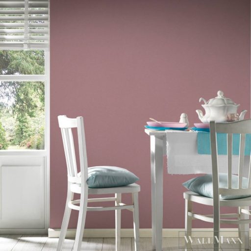 AS CREATION Natural Living 38666-7 rózsaszín struktúrált egyszínű tapéta