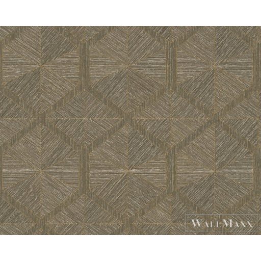 AS CREATION My Home My Spa 38690-4|Modern jellegű arany hatszög mintás tapéta