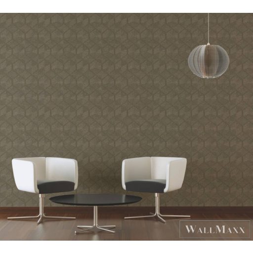 AS CREATION My Home My Spa 38690-4|Modern jellegű arany hatszög mintás tapéta