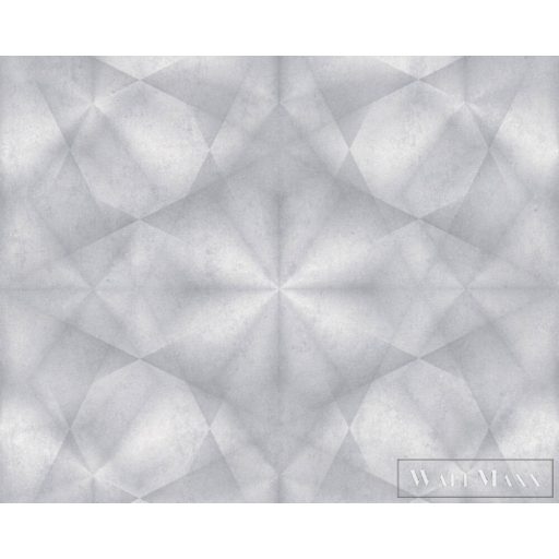 AS Creation My Home My Spa 38692-2 törtfehér, fémhatású, ezüst Kaleidoszkóp mintás Térhatású vlies tapéta