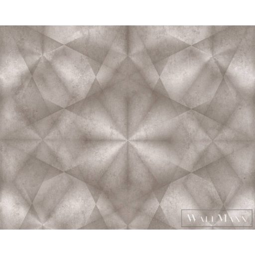 AS Creation My Home My Spa 38692-3 bézs, törtfehér, fémhatású Kaleidoszkóp mintás Térhatású vlies tapéta