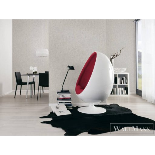 AS CREATION My Home My Spa 38693-2|Natur jellegű törtfehér absztrakt mintás tapéta