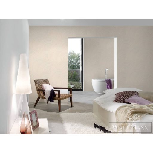 AS Creation My Home My Spa 38696-3 bézs, krémszínű Korong mintás Geometriai vlies tapéta