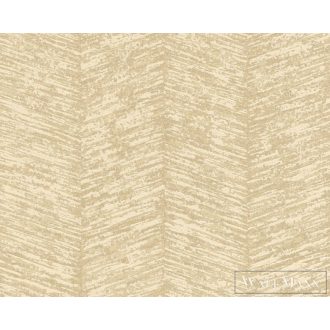   AS CREATION My Home My Spa 38697-2|Népművészet jellegű arany haránt csíkos tapéta