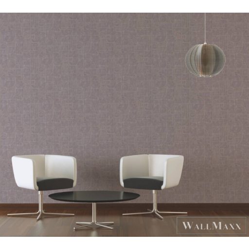 AS CREATION My Home My Spa 38699-1|Grafikus jellegű réz geometriai mintás tapéta