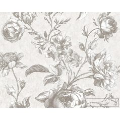   AS CREATION My Home My Spa 38700-1|Barokk jellegű bézs rózsa mintás tapéta