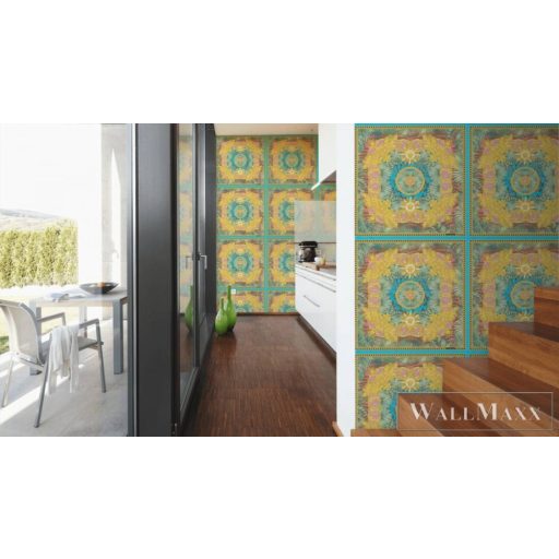 AS CREATION Versace 5 38703-1 színes mandala mintás elegáns tapéta
