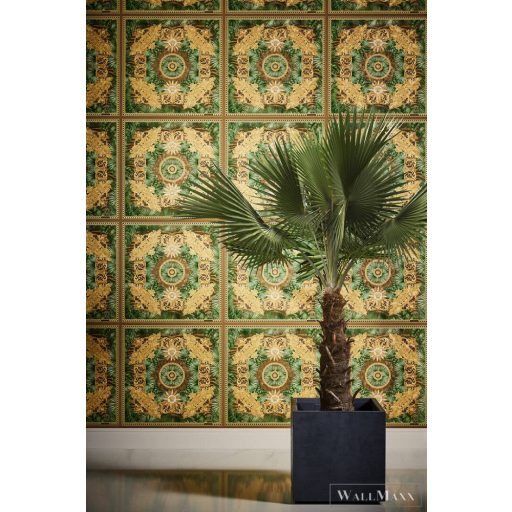 AS CREATION Versace 5 38703-3 barna mandala mintás elegáns tapéta