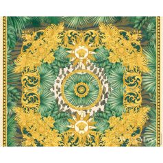   AS CREATION Versace 5 38703-4 zöld mandala mintás elegáns tapéta