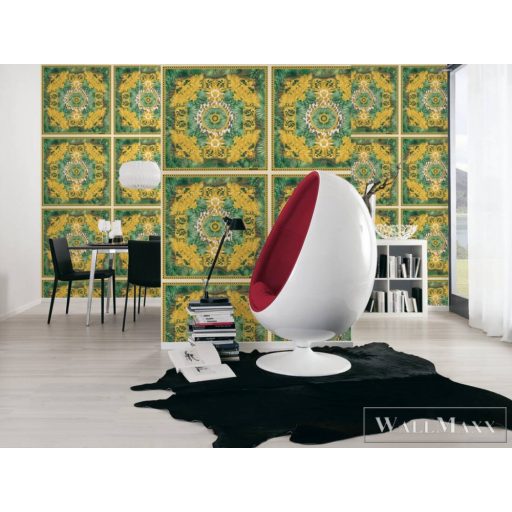 AS CREATION Versace 5 38703-4 zöld mandala mintás elegáns tapéta