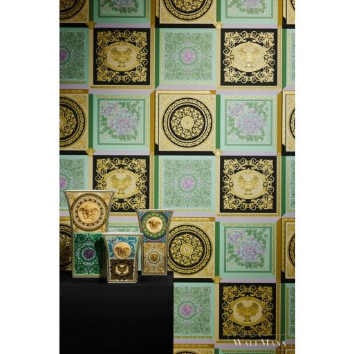 AS CREATION Versace 5 38704-1 színes mandala mintás elegáns tapéta