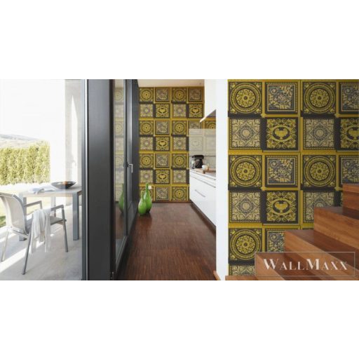 AS CREATION Versace 5 38704-3 színes mandala mintás elegáns tapéta