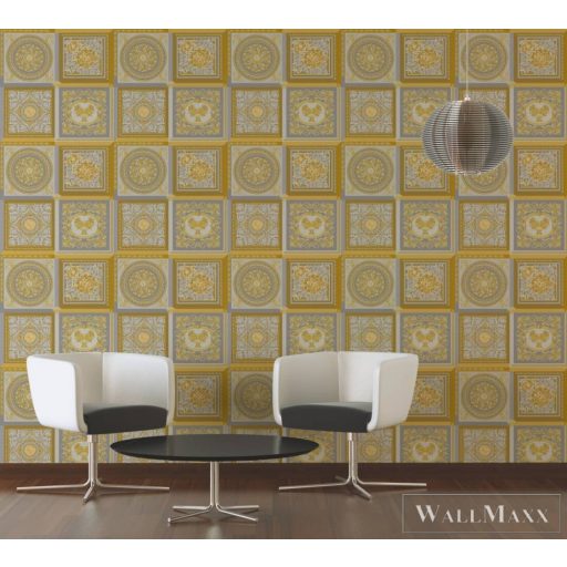 AS CREATION Versace 5 38704-5 arany mandala mintás elegáns tapéta