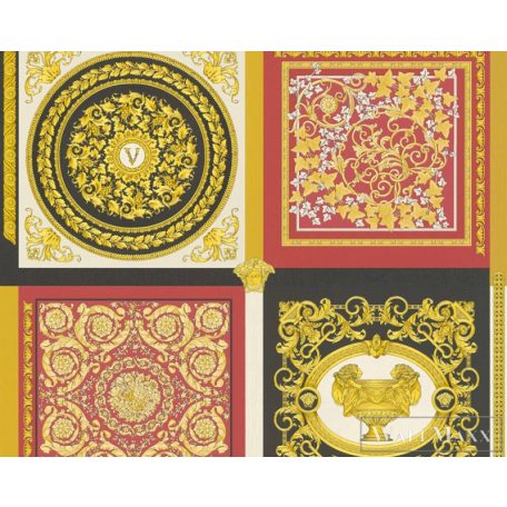 AS CREATION Versace 5 38704-6 színes mandala mintás elegáns tapéta