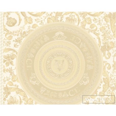 AS CREATION Versace 5 38705-3 krémszínű mandala mintás elegáns tapéta