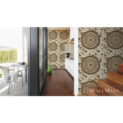 AS CREATION Versace 5 38705-6 barna mandala mintás elegáns tapéta
