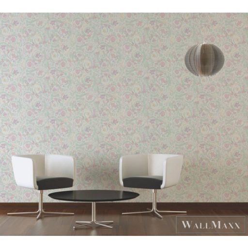 AS CREATION Versace 5 38706-2 világos virág mintás elegáns tapéta