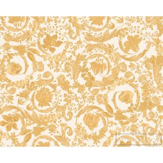   AS CREATION Versace 5 38706-4 krémszínű virág mintás elegáns tapéta