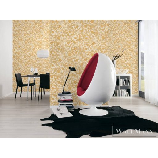 AS CREATION Versace 5 38706-4 krémszínű virág mintás elegáns tapéta