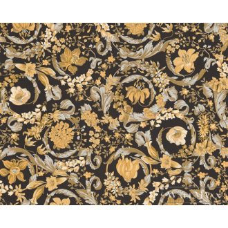   AS CREATION Versace 5 38706-5 arany virág mintás elegáns tapéta