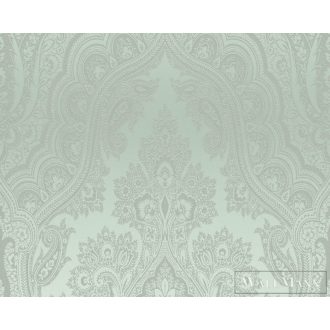   AS CREATION My Home My Spa 38708-1|Klasszikus jellegű mentazöld barokk mintás tapéta